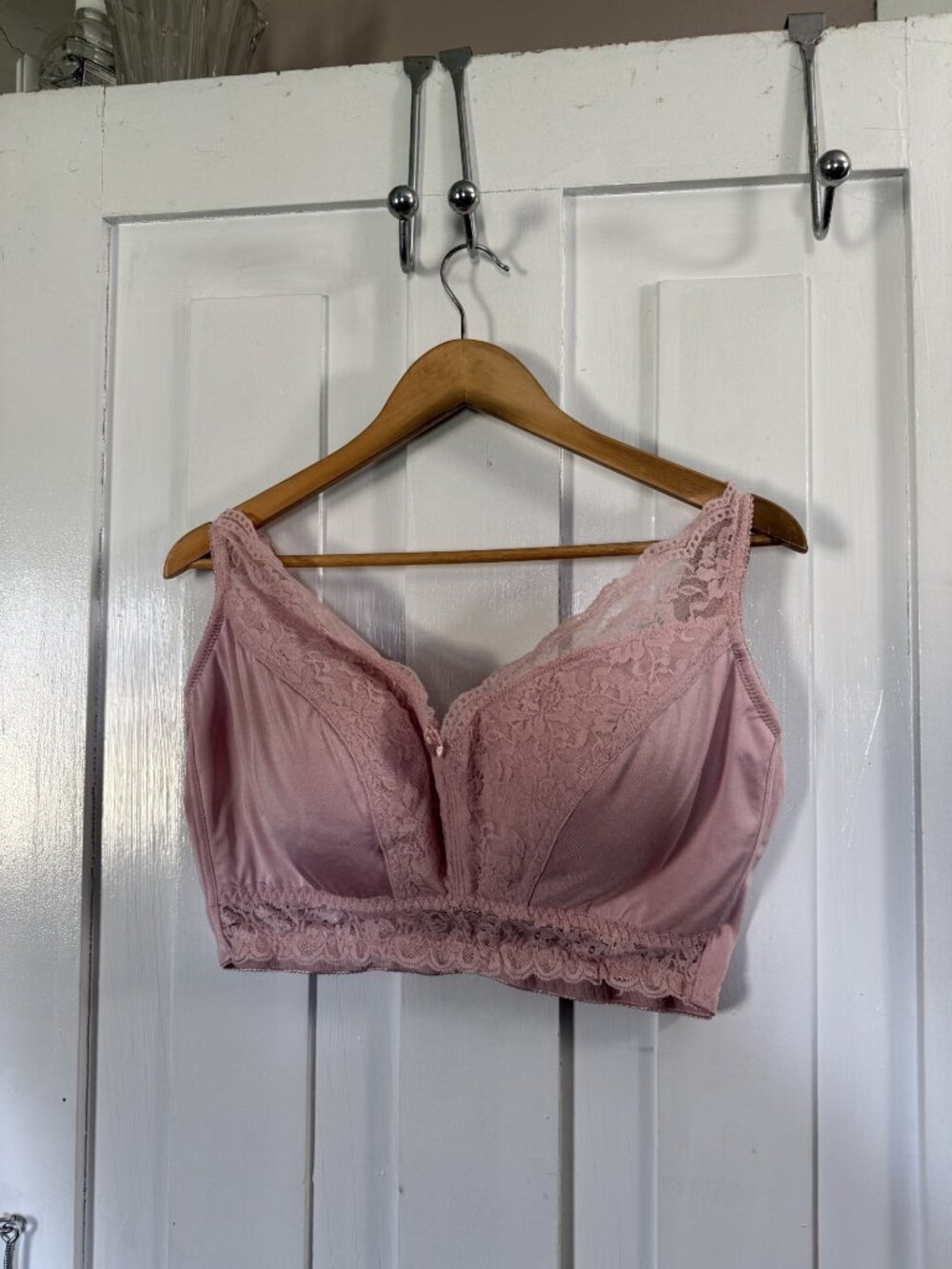 Rhonda Shear size 3XL New without tags, Blush Pink Pin Up Bra.